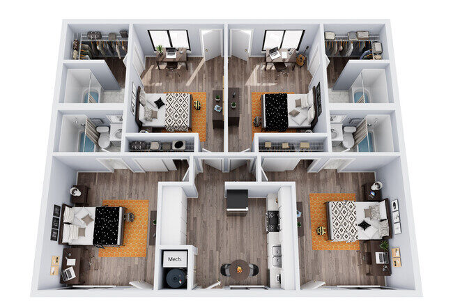 lev apartments reno nv quad floorplan.jpg aspect ratio 650 432